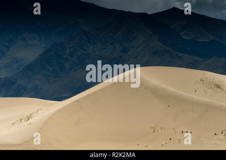 Dunes de sable de Samye Banque D'Images