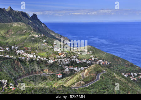 L'Espagne, Iles Canaries, Tenerife, Taganana, Banque D'Images