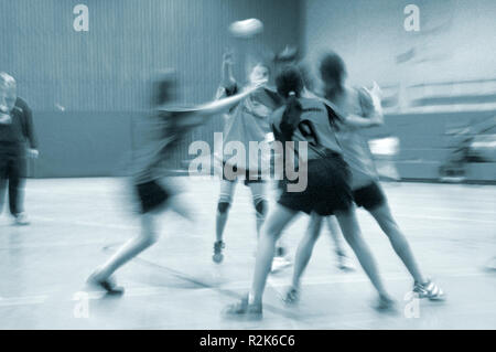 La dynamique de handball Banque D'Images