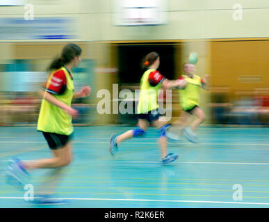 La dynamique de handball Banque D'Images