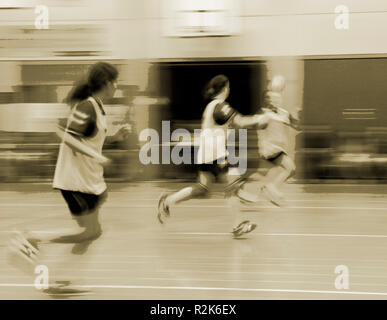 La dynamique de handball Banque D'Images