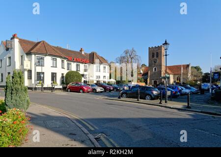 Place de l'église de Shepperton England UK Surrey village Banque D'Images