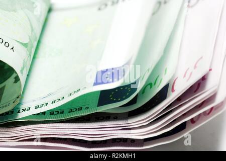 Billets en euros Banque D'Images