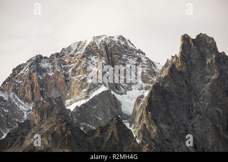 Le Mont Blanc (4810m), Courmayeur, Aoste, vallée d'aoste, Italie Banque D'Images