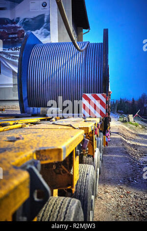 Transport, transporteur de fer Zugspitze bavarois, Grainau Banque D'Images