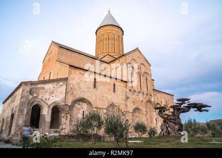 Monastère Alaverdi est un monastère orthodoxe de l'Est géorgienne situé dans la région de Kakheti de l'Est de la Géorgie. Banque D'Images