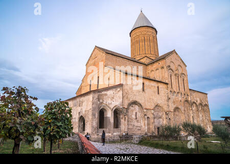 Monastère Alaverdi est un monastère orthodoxe de l'Est géorgienne situé dans la région de Kakheti de l'Est de la Géorgie. Banque D'Images