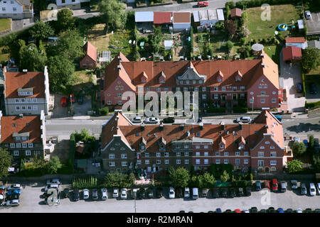 Vue aérienne, Hohenlimburg, Hagen, Hagen, Ruhr, Rhénanie du Nord-Westphalie, Allemagne, Europe, Banque D'Images