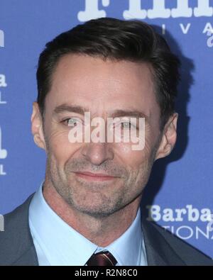 Goleta, CA. 19 Nov, 2018. Hugh Jackman au niveau des arrivées pour le Santa Barbara International Film Festival Awards Gala, le Ritz Carlton Bacara Santa Barbara, Goleta, CA, le 19 novembre 2018. Credit : Priscilla Grant/Everett Collection/Alamy Live News Banque D'Images