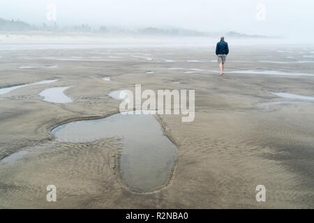 Plage, Centre d'eau, symbole de droit "séparation" Banque D'Images