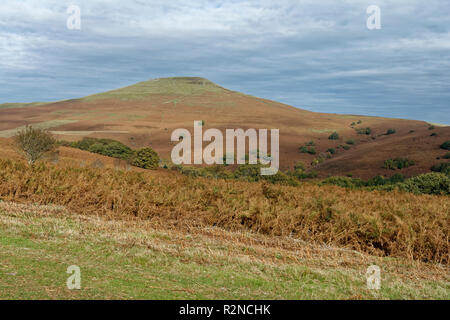 Le Pain de Sucre (596M), Abergavenny Montagnes Noires outlier vu de l'Afrique du Monmouthshire, Wales Banque D'Images