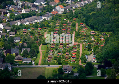 Heven jardin allotissement, Witten, Ruhr, Rhénanie du Nord-Westphalie, Allemagne, Europe, Banque D'Images