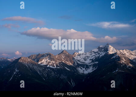 Matin au-dessus de l'humeur, Groupe Lasörling East Tyrol, Autriche Banque D'Images