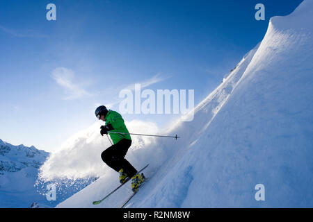 Scène de ski hors-piste, ski Obertauern Obertauern, état, Salzbourg (Autriche), Banque D'Images