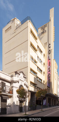 PORTO, PORTUGAL - le 26 octobre 2018 : Coliseum de Coliseu do Porto (Porto) Banque D'Images