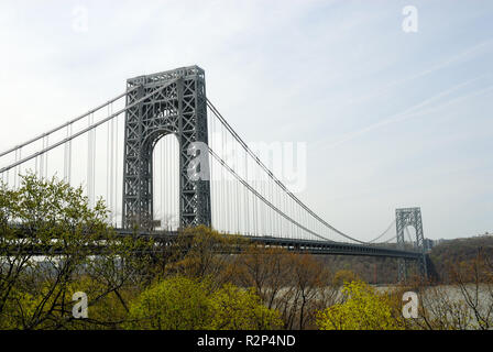 Pont George Washington à new york Banque D'Images