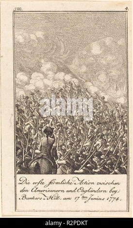 L'histoire des États-Unis. En date du : 1783/1784. Technique : gravure. Musée : National Gallery of Art, Washington DC. Auteur : Daniel Nikolaus Chodowiecki. Banque D'Images