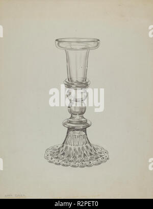 Chandelier. En date du : ch. 1936. Dimensions : hors tout : 29 x 22,7 cm (8 7/16 x 11 15/16 in.). Médium : aquarelle et graphite sur papier. Musée : National Gallery of Art, Washington DC. Auteur : John Dana. Banque D'Images