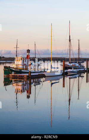 Remorqueur à vapeur SS Master à quai à Steveston (Colombie-Britannique) Banque D'Images