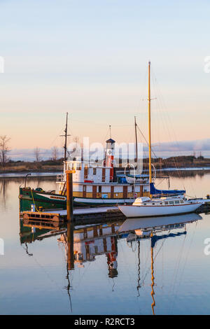 Remorqueur à vapeur SS Master à quai à Steveston (Colombie-Britannique) Banque D'Images