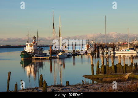 Remorqueur à vapeur SS Master à quai à Steveston (Colombie-Britannique) Banque D'Images