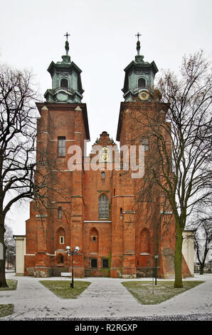 Cathédrale de Gniezno Royal. Pologne Banque D'Images