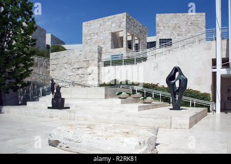 LOS ANGELES, USA - 4 juin 2009 : Le centre Getty Museum de Los Angeles California USA a été conçu par l'architecte Richard Meier en 1997 Banque D'Images