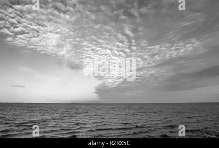 Une vue de l'océan Arctique à Prudhoe Bay en Alaska, USA Banque D'Images