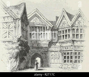 Les salles 'baronnial, édifices pittoresques et anciennes églises d'Angleterre' (1845) Banque D'Images