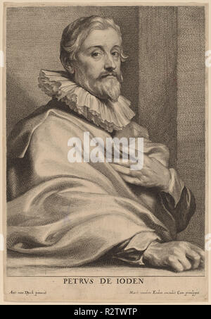 Pieter de Jode l'Aîné. En date du : probablement 1626/1641. Technique : gravure. Musée : National Gallery of Art, Washington DC. Auteur : Lucas (1972) by Emil après Sir Anthony Van Dyck. Banque D'Images