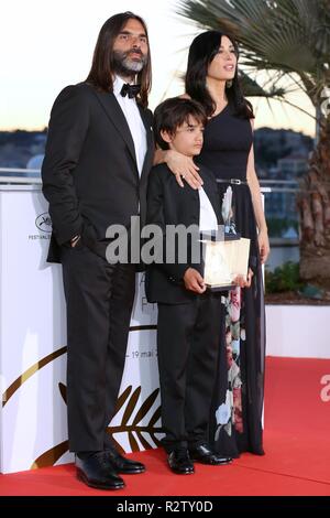 CANNES, FRANCE - 19 MAI 2018 : Nadine Labaki les Lauréats photocall au cours de la 71e Festival de Cannes (Photo : Mickael Chavet) Banque D'Images