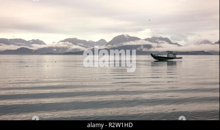 Homer, AK - Aug 23, 2018 : une vue de la baie Kachemak Spit de Homer, Alaska Banque D'Images