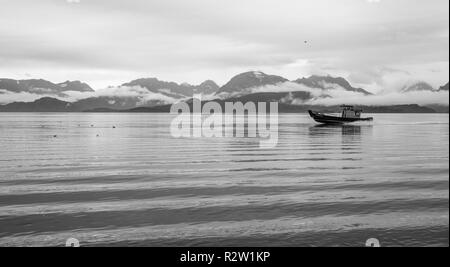 Homer, AK - Aug 23, 2018 : une vue de la baie Kachemak Spit de Homer, Alaska Banque D'Images