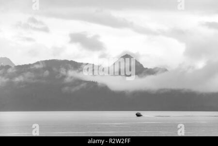 Homer, AK - Aug 23, 2018 : une vue de la baie Kachemak Spit de Homer, Alaska Banque D'Images