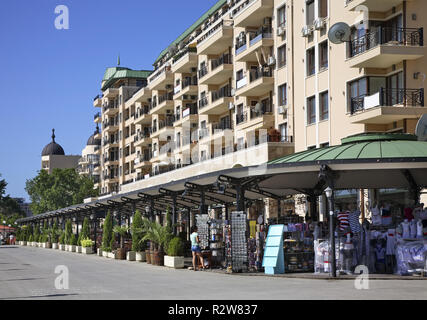 Partie street à Golden Sands. Bulgarie Banque D'Images