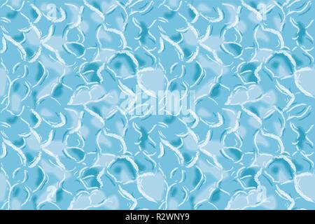 Modèle transparent avec des vagues de la mer bleu clair, vector illustration Illustration de Vecteur