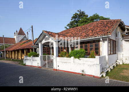 Bibliothèque publique de Galle Fort, Sri Lanka Banque D'Images