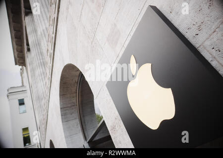 Apple Store sur le Kurfürstendamm à Berlin, Allemagne Banque D'Images