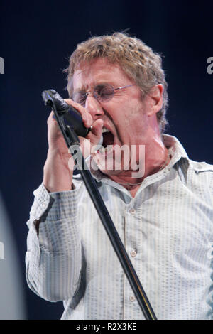 ROGER DALTREY VIVRE 8 HYDE PARK Londres Angleterre 02 Juillet 2005 Banque D'Images