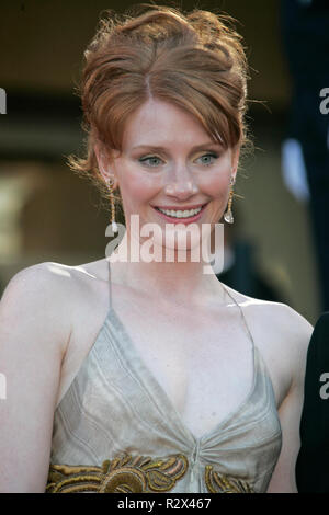 BRYCE DALLAS HOWARD CANNES 2005 CANNES FRANCE 16 Mai 2005 Banque D'Images