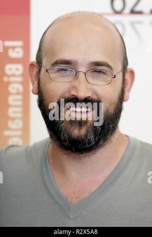 JAVIER CAMARA JOUR DEUX PHOTOCALLS FIL Venise Italie Venise Lido CASINO 01 Septembre 2005 Banque D'Images