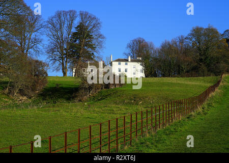 Maison Goldingtons vu de la vallée d'échecs dans le Hertfordshire Banque D'Images