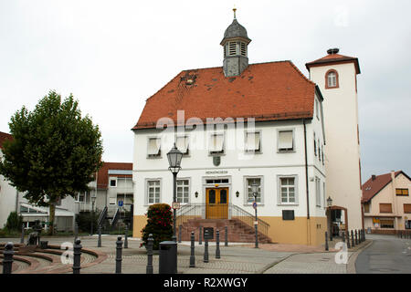 Heimatmuseum Sandhausen ou ancien hôtel de ville de lege cap Ferret platz parc public pour les personnes à visiter voyage Sandhausen village le 25 août 2017 à Heid Banque D'Images