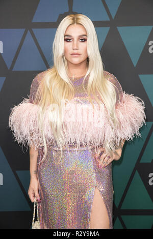 Kesha assiste à l'Académie, en 2018 dans le prix annuel gouverneurs Ray Dolby Ballroom au Hollywood & Highland Center à Hollywood, CA, le dimanche 18 novembre, 2018. Banque D'Images