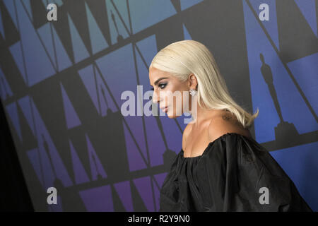 Lady Gaga assiste à l'Académie, en 2018 dans le prix annuel gouverneurs Ray Dolby Ballroom au Hollywood & Highland Center à Hollywood, CA, le dimanche 18 novembre, 2018. Banque D'Images