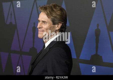 Willem Dafoe assiste à l'Académie, en 2018 dans le prix annuel gouverneurs Ray Dolby Ballroom au Hollywood & Highland Center à Hollywood, CA, le dimanche 18 novembre, 2018. Banque D'Images