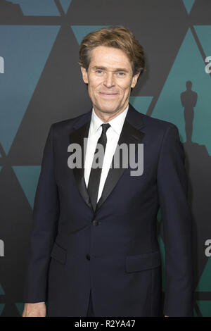 Willem Dafoe assiste à l'Académie, en 2018 dans le prix annuel gouverneurs Ray Dolby Ballroom au Hollywood & Highland Center à Hollywood, CA, le dimanche 18 novembre, 2018. Banque D'Images