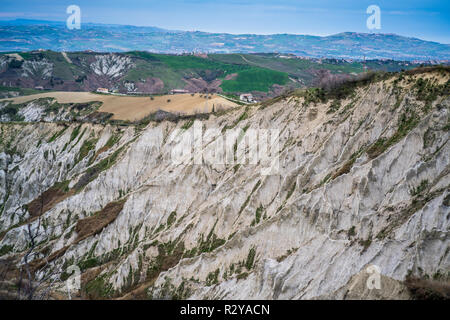 Paysage près de la Crémone, Italie, Europe. Banque D'Images