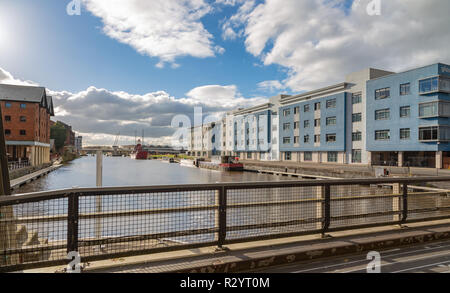 Marché Victorien Gloucester Quays 19 Novembre 2018 Banque D'Images