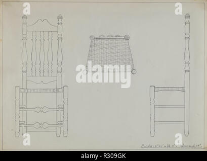 Président. En date du : 1935/1942. Dimensions : hors tout : 22,9 x 30,7 x 12 cm (9 1/16 in.). Médium : graphite sur papier. Musée : National Gallery of Art, Washington DC. Auteur : Gerald Bernhardt. Banque D'Images